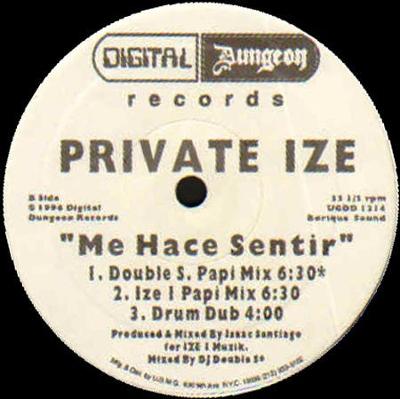 Ize 1 : Me Hace Sentir (12", Promo)