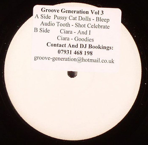 Groove Generation : Vol 3 (12", Unofficial, W/Lbl, Sti)