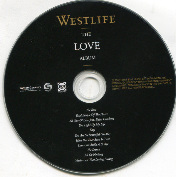 Westlife : The Love Album (CD, Album)