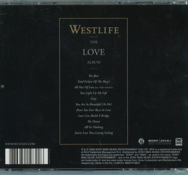 Westlife : The Love Album (CD, Album)