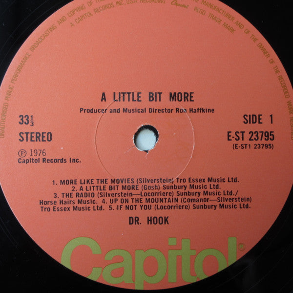 Dr. Hook : A Little Bit More (LP, Album)