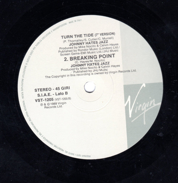Johnny Hates Jazz : Turn The Tide (12")
