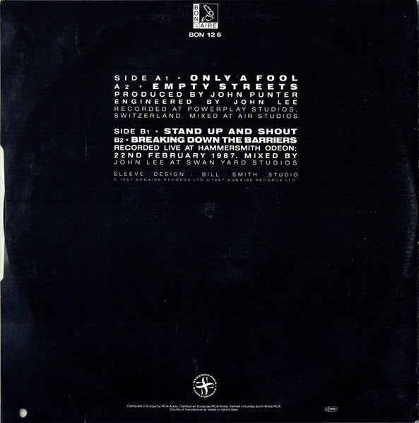 Strangeways (2) : Only A Fool (12")