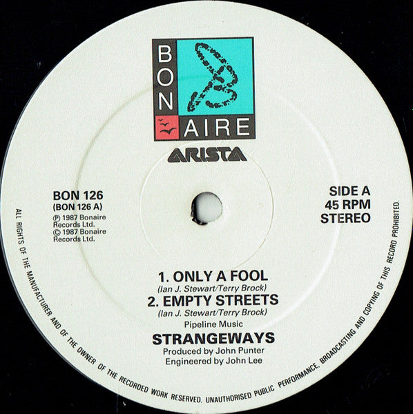 Strangeways (2) : Only A Fool (12")