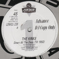 The Kinks : Down All The Days (Till 1992) (12", Promo)