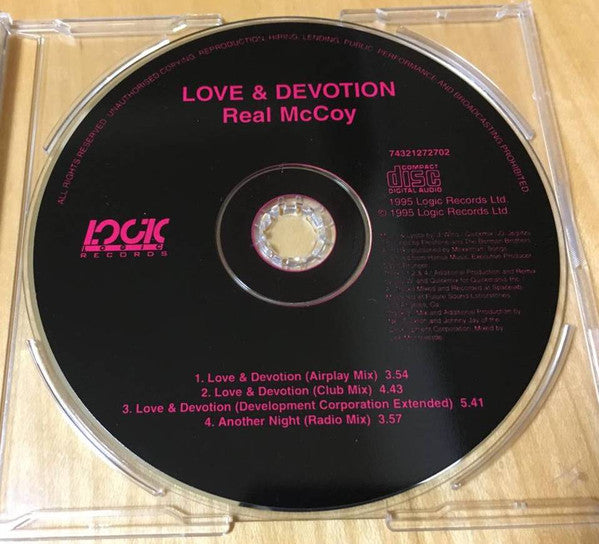 Real McCoy : Love & Devotion (CD, Single, Dis)