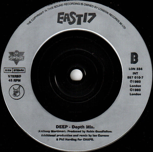 East 17 : Deep (7", Single)