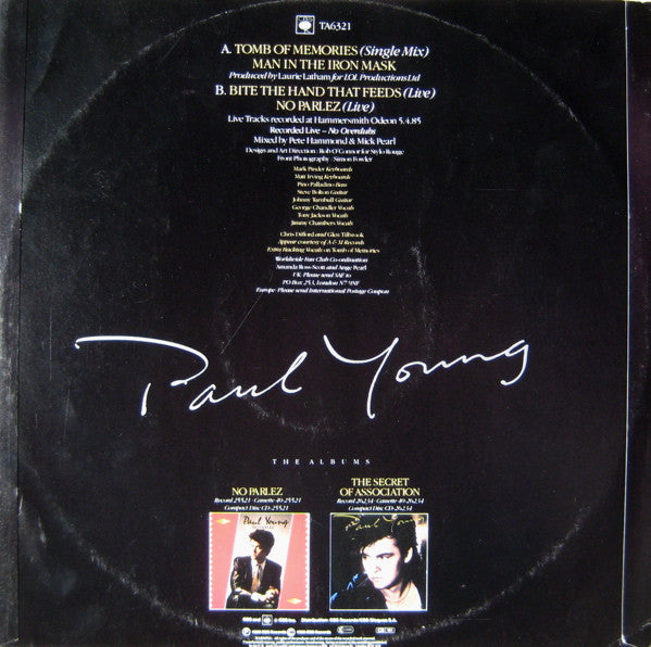Paul Young : Tomb Of Memories (12", Single)