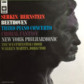 Ludwig van Beethoven - Rudolf Serkin / Leonard Bernstein, New York Philharmonic, Westminster Symphonic Choir, Warren Martin : Third Piano Concerto / Choral Fantasy (LP)