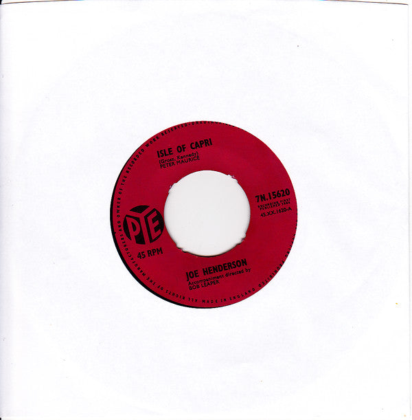 Joe "Mr Piano" Henderson : Isle Of Capri (7")