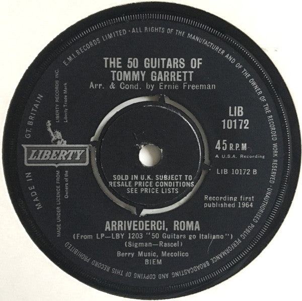 The 50 Guitars Of Tommy Garrett : Amapola (7")