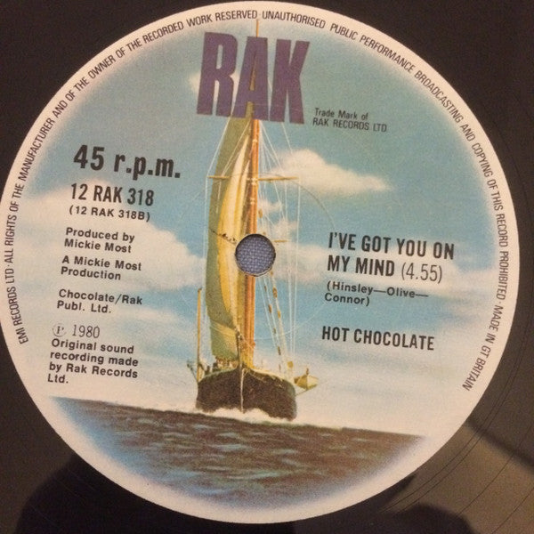 Hot Chocolate : Are You Getting Enough Of What Makes You Happy? (12", Single, Ltd)
