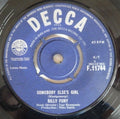 Billy Fury : Somebody Else's Girl (7", Single)