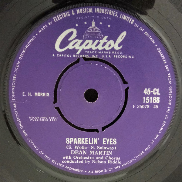 Dean Martin : Sparkelin' Eyes (7")