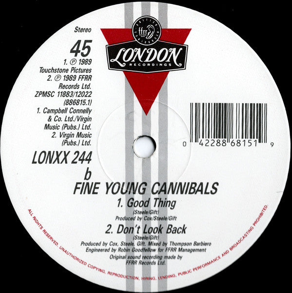Fine Young Cannibals : I'm Not The Man I Used To Be (12", Single)