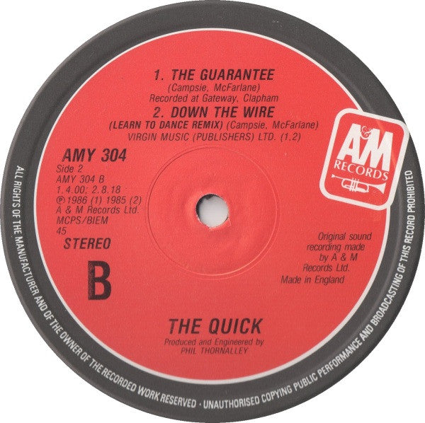 The Quick : Bed Of Nails (12")