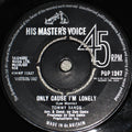 Tommy Sands : Only Cause I'm Lonely / Cinderella (7", Single, Mono)