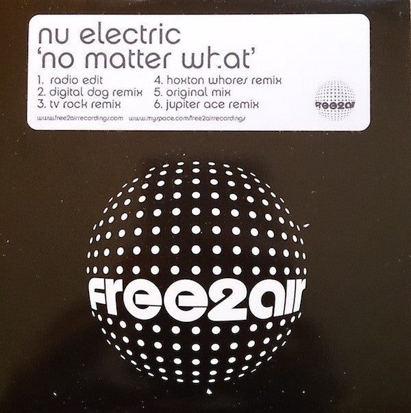 Nu Electric : No Matter What (CD, Single, Promo)