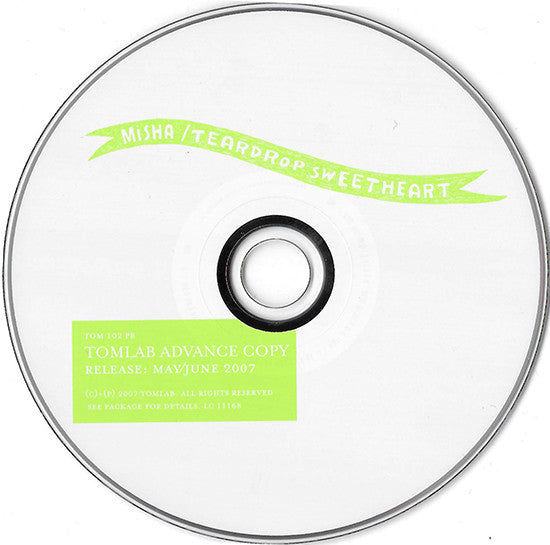 Misha : Teardrop Sweetheart (CD, Album, Promo)