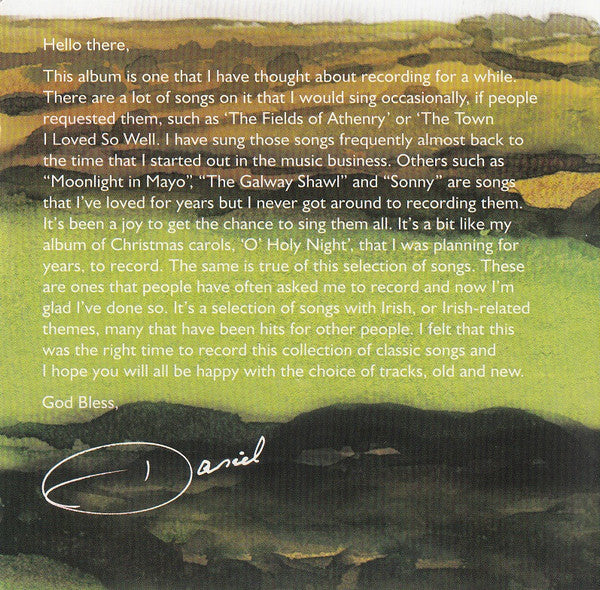 Daniel O'Donnell : Moon Over Ireland  (CD, Album)