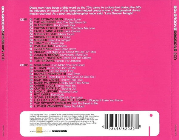 Various : 80s Groove Sessions (2xCD, Comp)