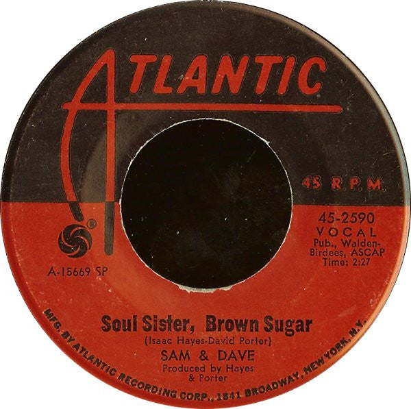 Sam & Dave : Soul Sister, Brown Sugar (7", Single, SP)