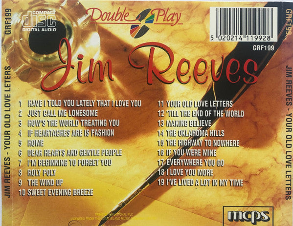 Jim Reeves : Your Old Love Letters (CD, Album)