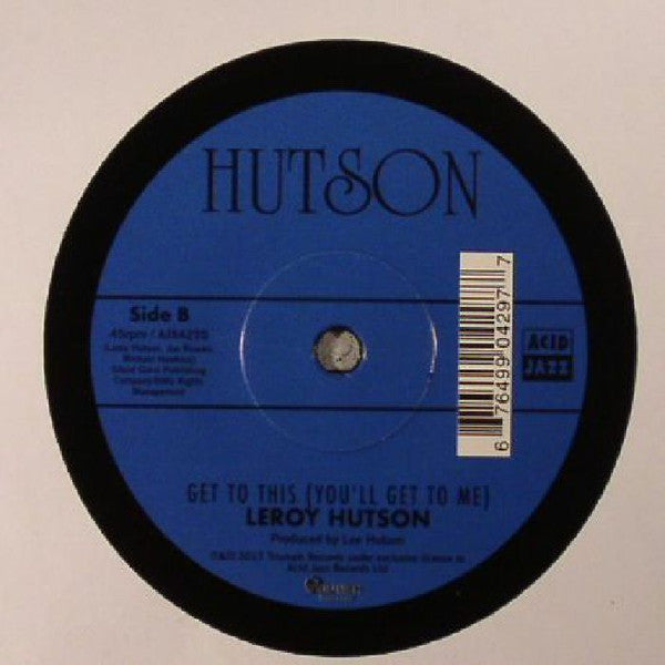 Leroy Hutson : Now That I Found You (7")
