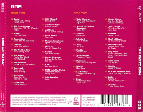 Various : I Love 2 Party 2004 (2xCD, Comp, Mixed)