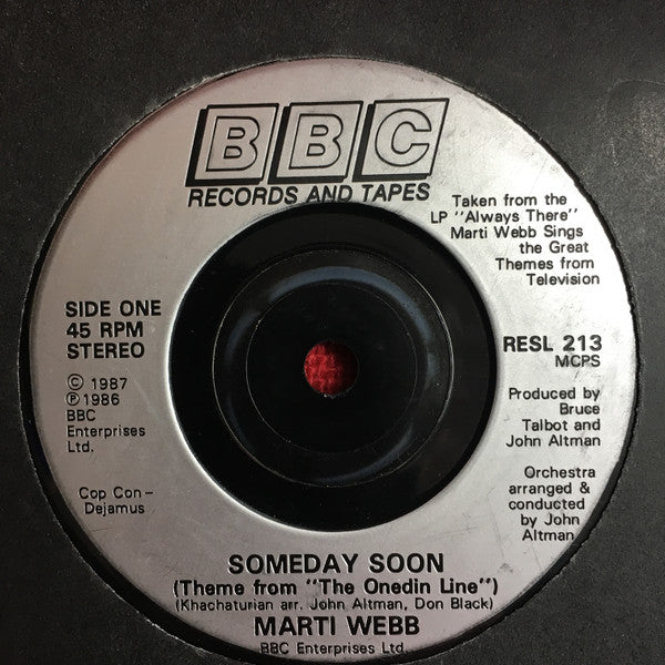 Marti Webb : Someday Soon (7", Single)