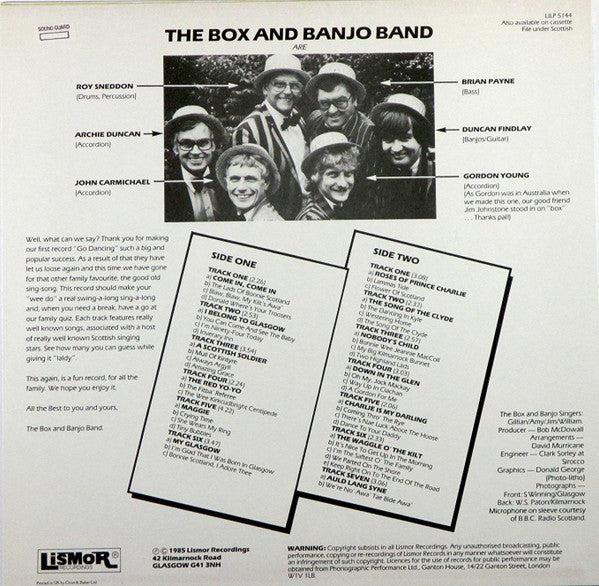 The Box And Banjo Band : Great Scottish Sing-Along (LP)