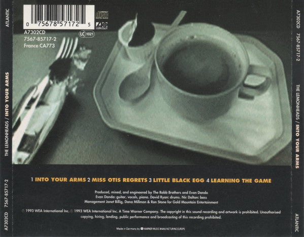 The Lemonheads : Into Your Arms (CD, Single)