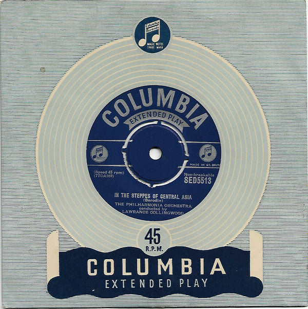 Philharmonia Orchestra Conducted By Lawrance Collingwood : In The Steppes Of Central Asia (7", EP)