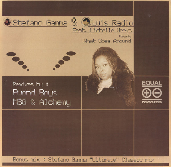 Stefano Gamma Vs. Luis Radio Feat. Michelle Weeks : What Goes Around (The Remixes) (12")