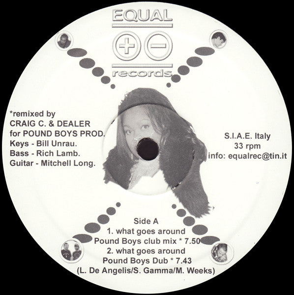 Stefano Gamma Vs. Luis Radio Feat. Michelle Weeks : What Goes Around (The Remixes) (12")