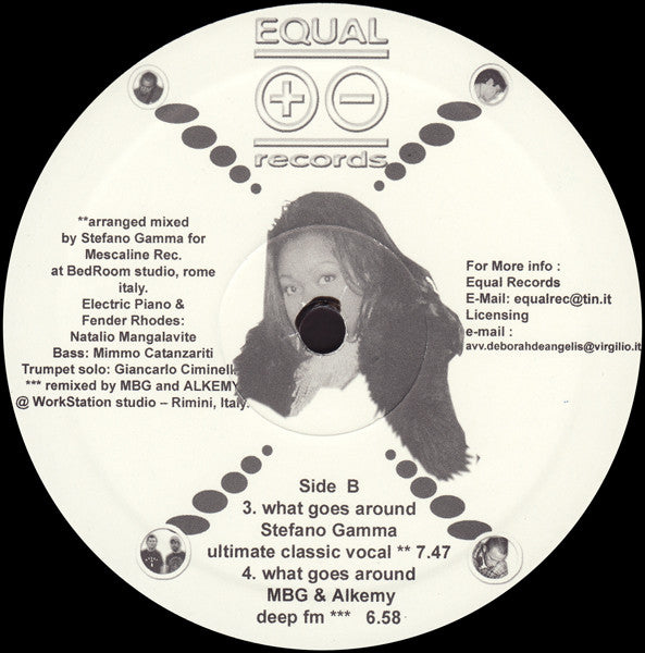 Stefano Gamma Vs. Luis Radio Feat. Michelle Weeks : What Goes Around (The Remixes) (12")