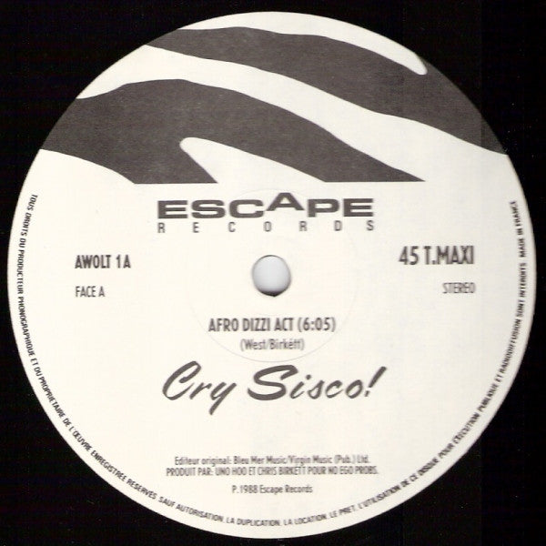 Cry Sisco! : Afro Dizzi Act (12")