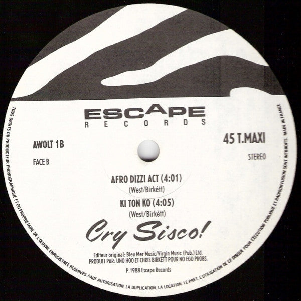 Cry Sisco! : Afro Dizzi Act (12")