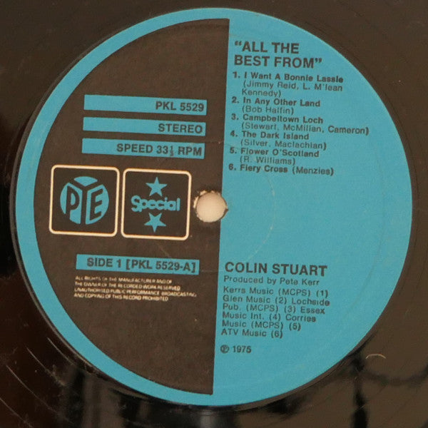 Colin Stuart (3) : All The Best (LP, Album)