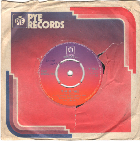 Olivia Newton-John : Let Me Be There  (7", Single, Kno)