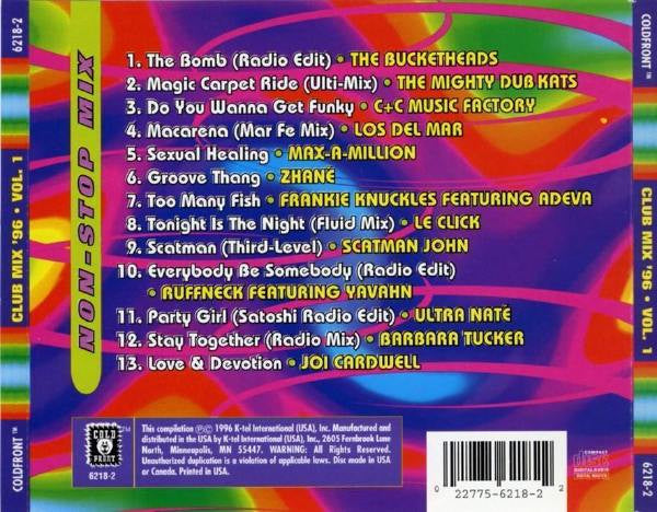 Various : Club Mix '96 Volume 1 (CD, Comp, Mixed)