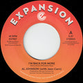 Al Johnson With Jean Carn / Al Johnson : I'm Back For More / I've Got My Second Wind (7")