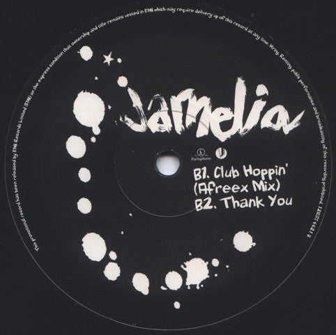 Jamelia : Thank You / Club Hoppin' (12", Promo)