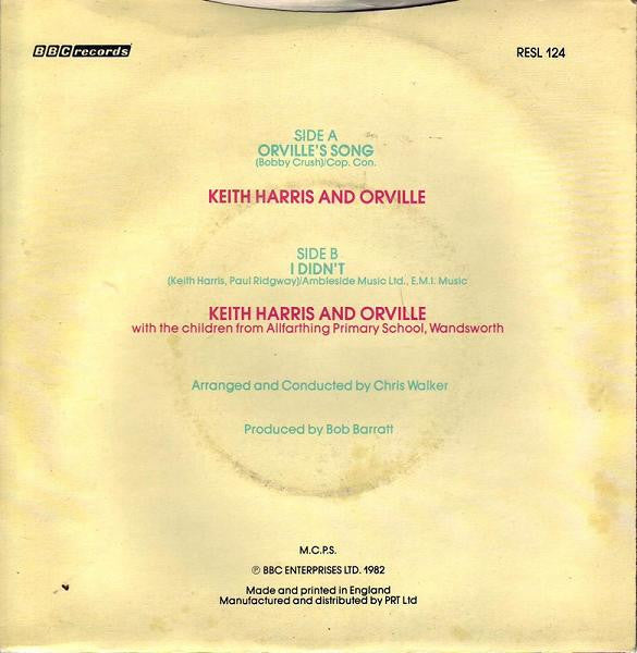 Keith Harris (3) And Orville : Orville's Song (7", Single)