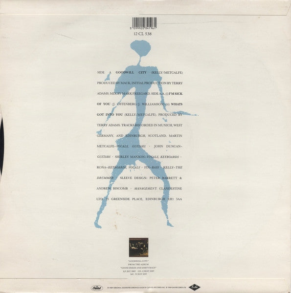 Goodbye Mr. Mackenzie : Goodwill City / I'm Sick Of You (12", Single)