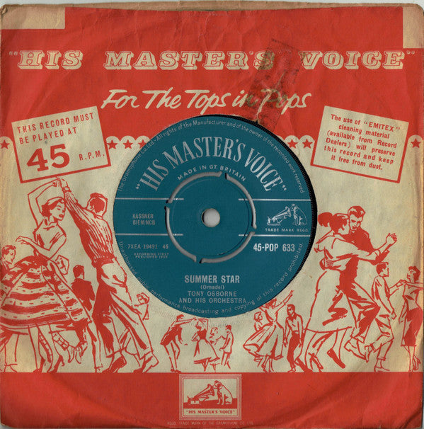 Tony Osborne And His Orchestra : Summer Star  (7")