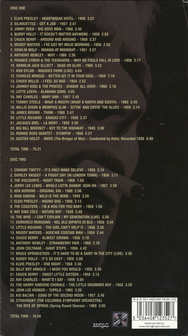 Various : David Bowie . The Music That Rocked Him (2xCD, Comp)