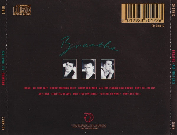 Breathe (3) : All That Jazz (CD, Album)