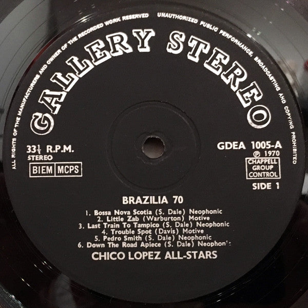 Brazilia 70 And The Chico Lopez All-Stars : South Of The Border (LP, Album)