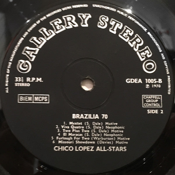 Brazilia 70 And The Chico Lopez All-Stars : South Of The Border (LP, Album)